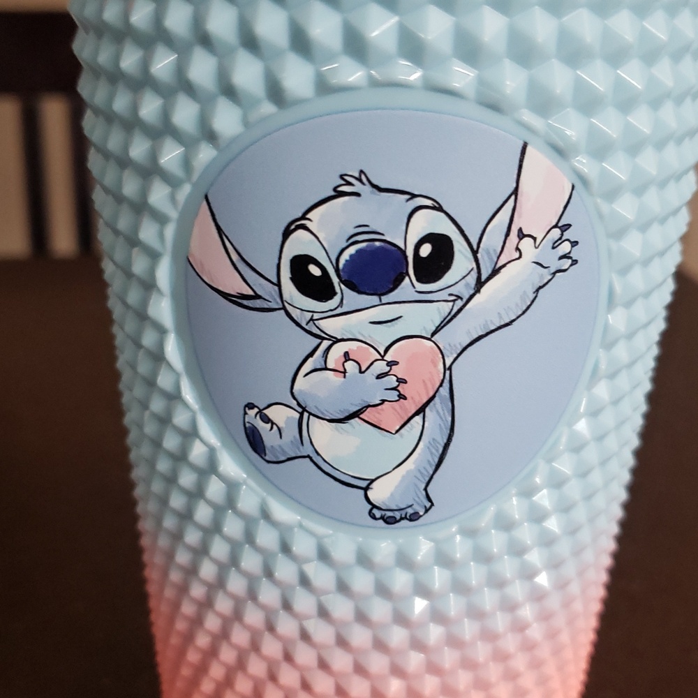 Disney Lilo & Stitch Studded Plastic Tumbler with Straw 24 Oz. - Picture 2 of 5